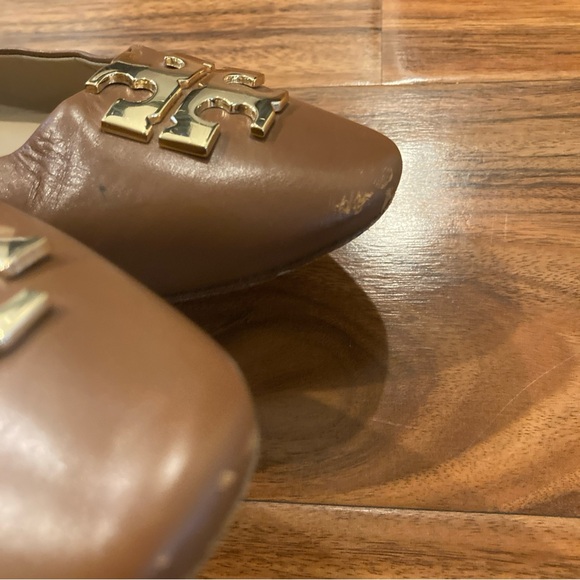 Tory Burch Raleigh Flats Brown Size 9.5 - Picture 10 of 12